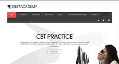 Desktop Screenshot of etestacademy.com